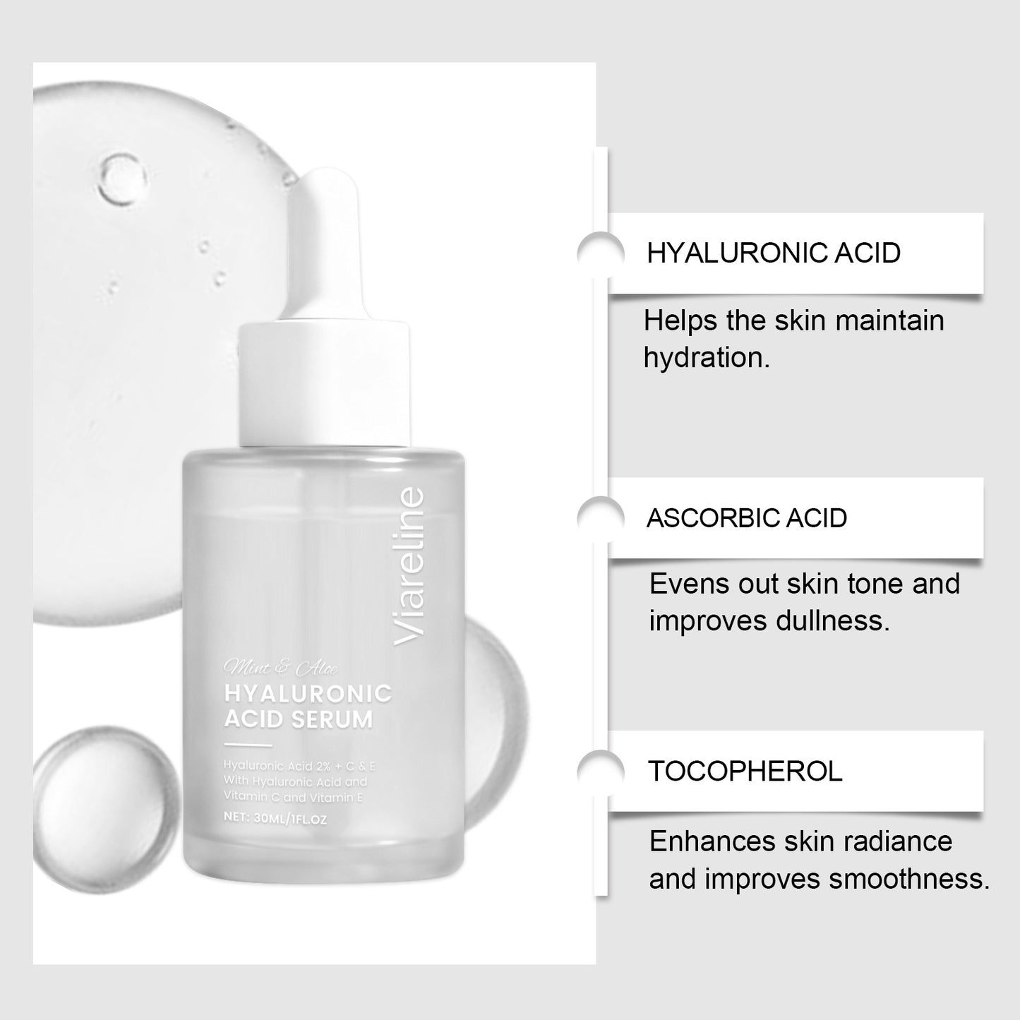 Sérum à l'acide hyaluronique - Hydratation intense