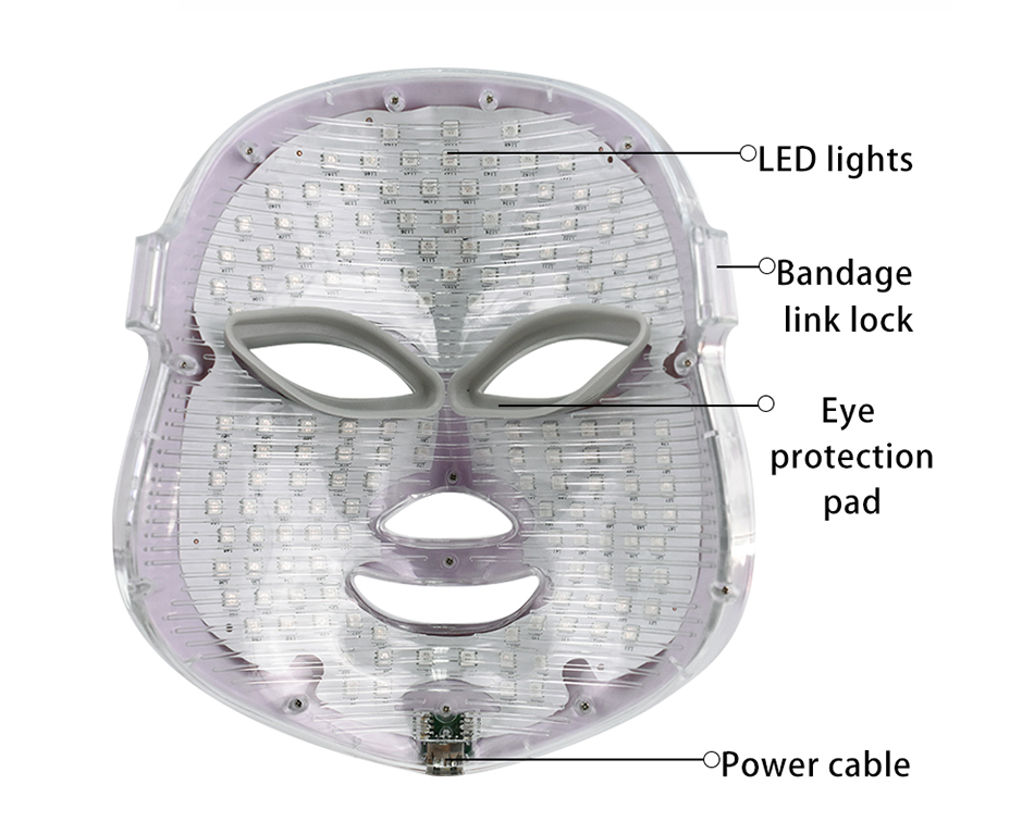 Masque Facial LED de Photothérapie