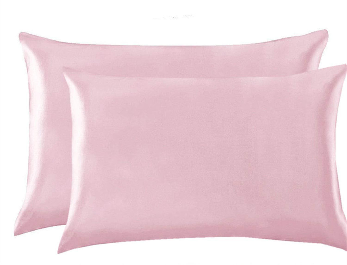 Taie d'oreiller à fermeture éclair en satin de soie